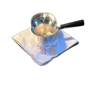 FB Rogers Silver Gravy/Sauce pot #856 on bottom L 8.5 in W 6.25 in